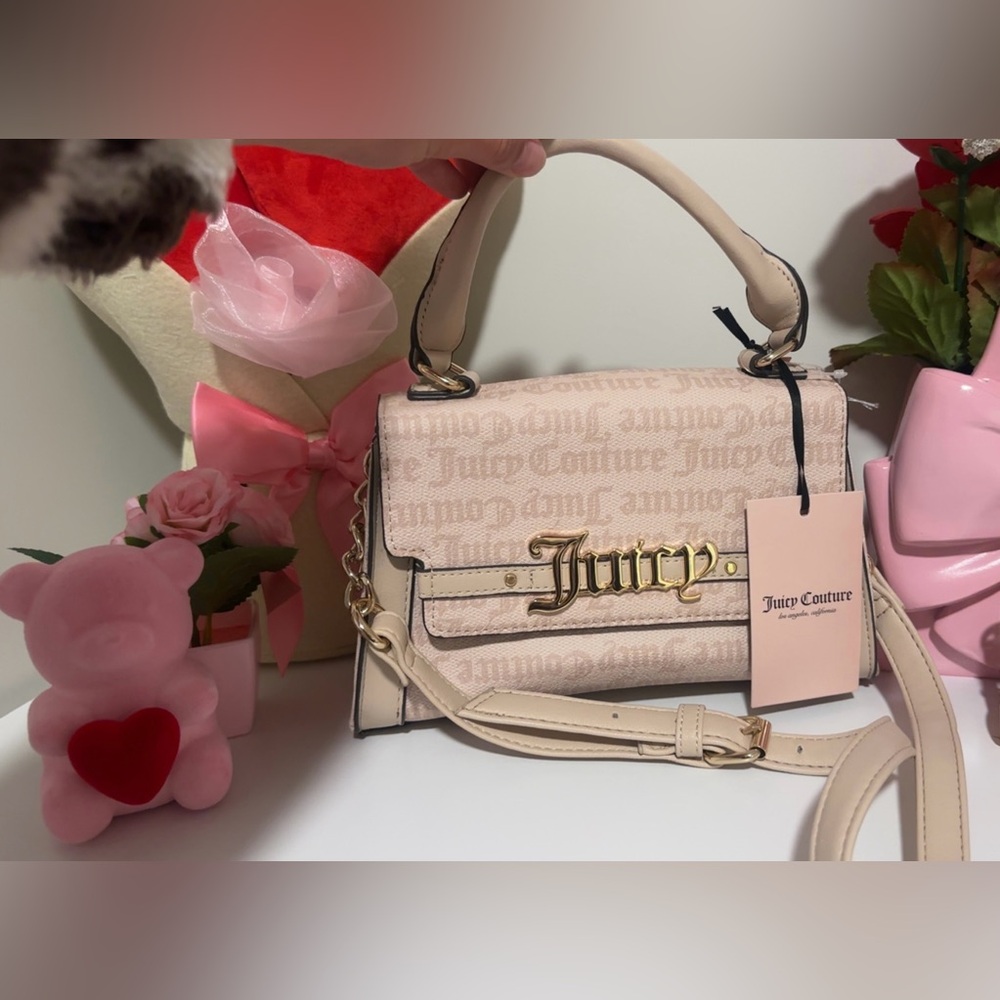 Juicy couture tan handbag/ crossbody bag NWT